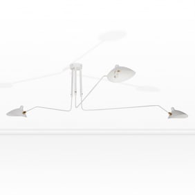 Serge Mouille style ceiling mount fixture