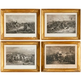 Langlois & Grenier, (4) Napoleonic engravings