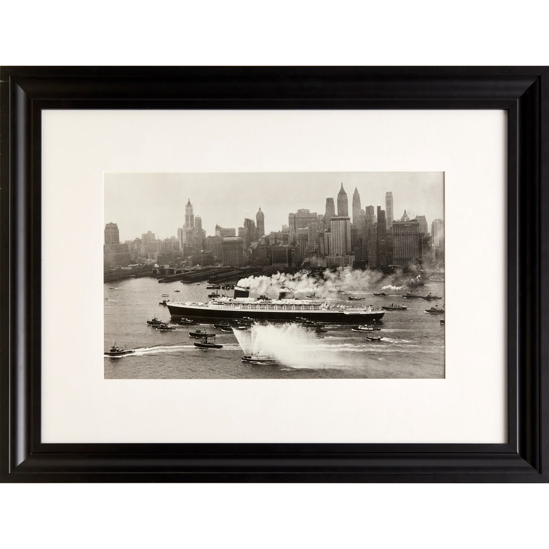 Large steamship photograph, S.S. United States (1 of 7)