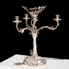 Elkington silver plate centerpiece candelabrum
