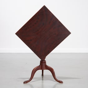 American grain painted tilt top table