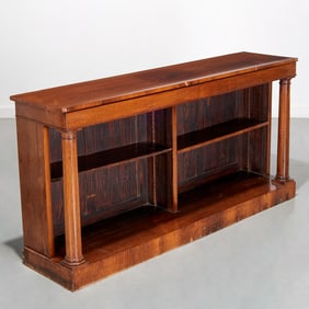 George IV rosewood bookcase console