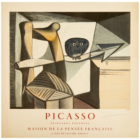 Pablo Picasso (after), lithograph poster, signed