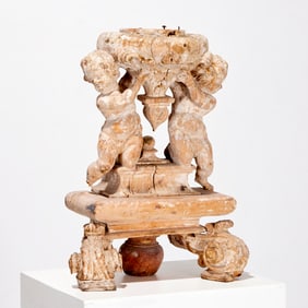 Large Italian Baroque architectural fragment