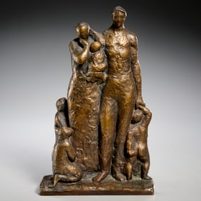 Costas Valsamis, bronze sculpture