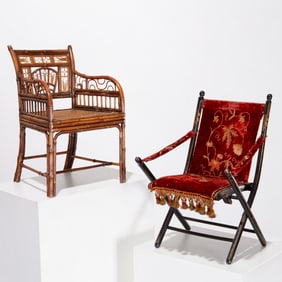 (2) Children's chairs, 19th c.