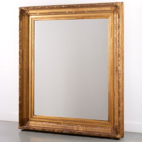Large Victorian gilt gesso frame mirror