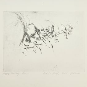 Ruth Gikow, signed Artist's Proof etching