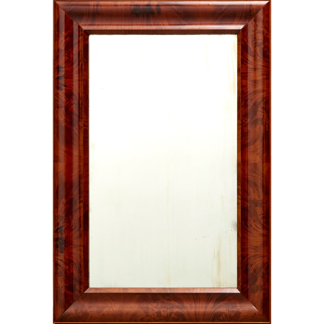 Victorian flame mahogany wall mirror (1 of 5)