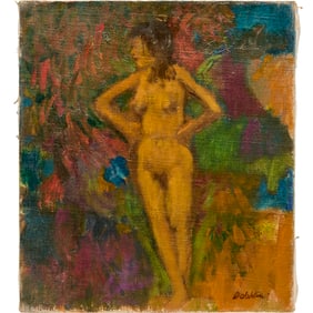 Alexander Dobkin, oil on canvas, 1967