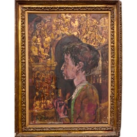 Alexander Dobkin, large oil on canvas