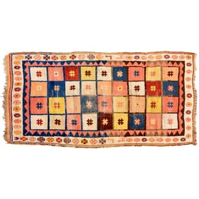 Antique Qashqai Gabbeh style rug