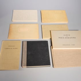 (5) Facsimile artist sketchbooks, incl. Cezanne