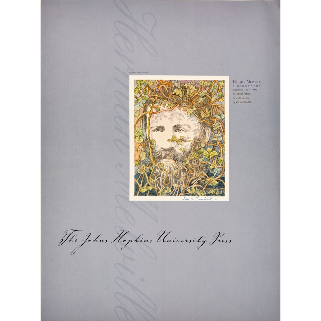 Maurice Sendak, signed Herman Melville poster (1 of 6)