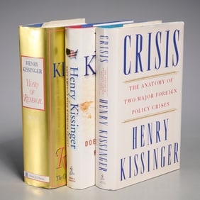 Henry Kissinger, (3) signed books