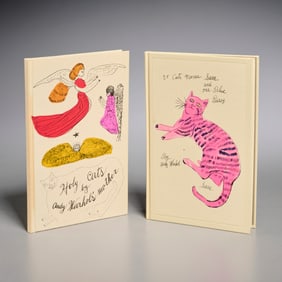 Andy Warhol, "25 Cats" & "Holy Cats", 1987 1st eds