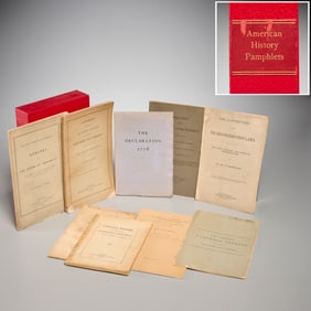 Collection (8) American Historical pamphlets