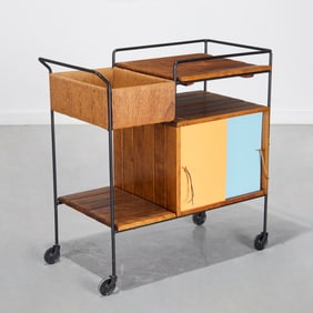 Arthur Umanoff, bar cart, c. 1950
