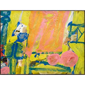 Joe Stefanelli, oil on paper, 1962
