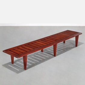 Hans Wegner JH 574 teak bench
