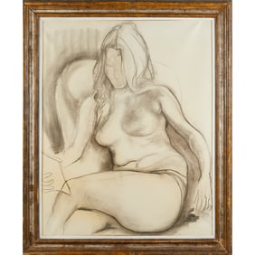 Renato Guttuso, large tempera on paper, 1967