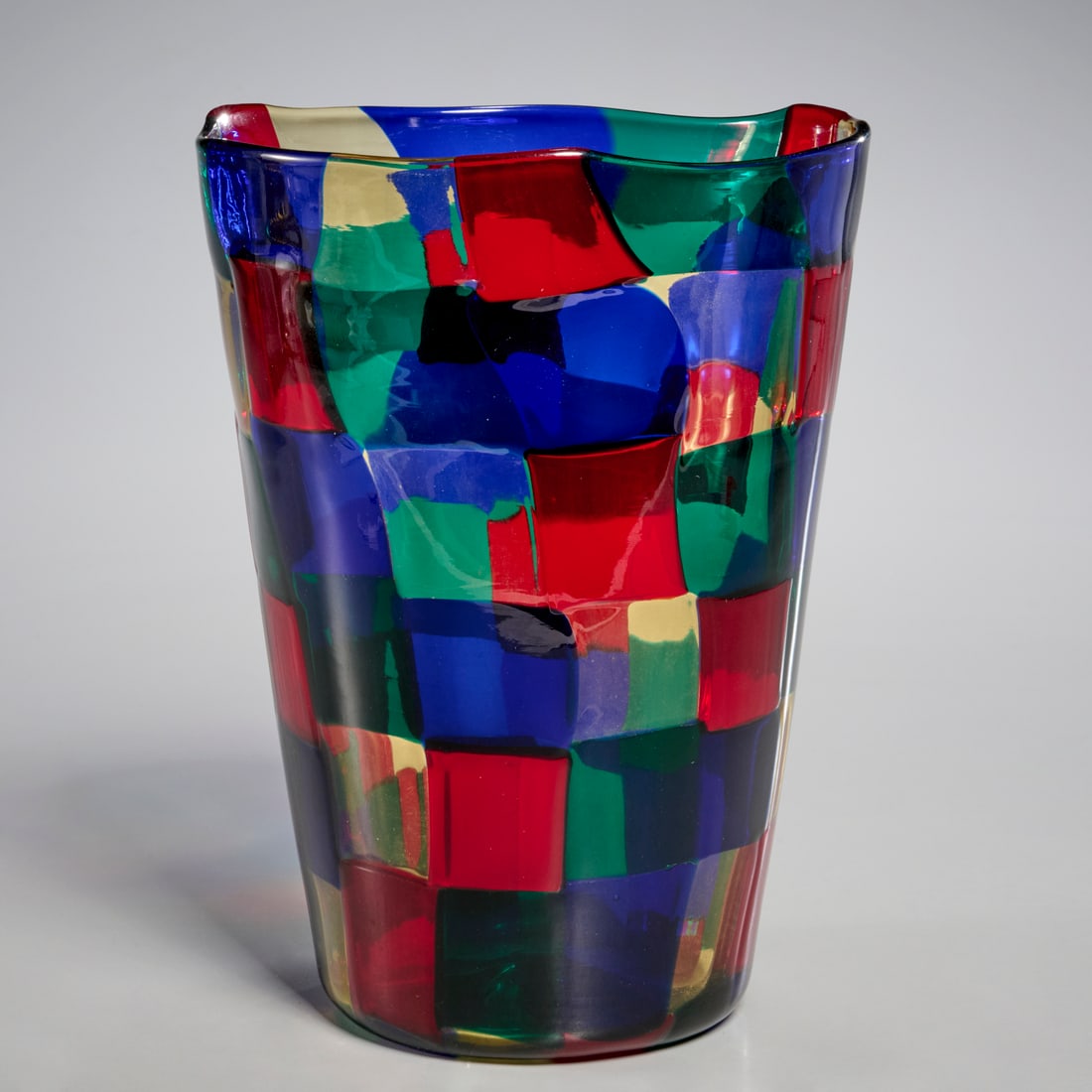 Fulvio Bianconi for Venini glass "Pezzato" vase (1 of 5)