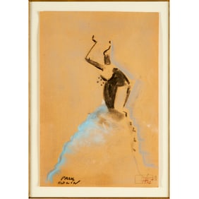 Paul Colin, pastel on paper, 1925