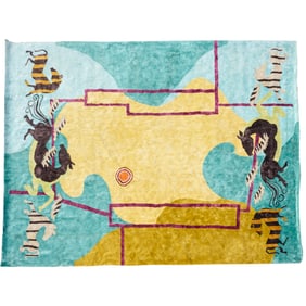 Alberto Pinto designed, room-size Irish carpet