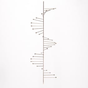 Poul Kjaerholm, steel hanging candelabrum