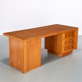 Jean Royere (attrib), "Croisillons" desk, c. 1948