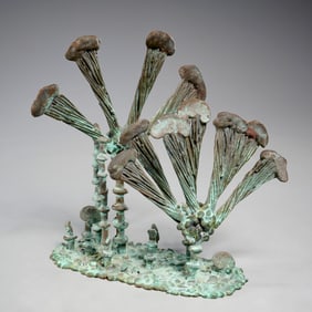 Klaus Ihlenfeld, patinated bronze sculpture