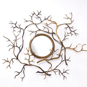 Herve van der Straeten, bronze mirror, c. 2003
