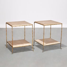 Maison Bagues (style), pair occasional tables