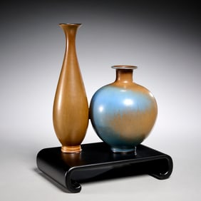 Berndt Fridberg, stoneware vase assemblage, 1958
