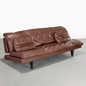 De Sede, Ernst Ambuhler, leather sleeper sofa