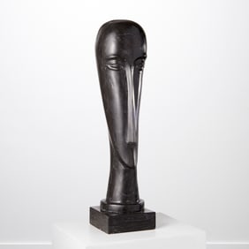 Amedeo Modigliani (style), marble sculpture