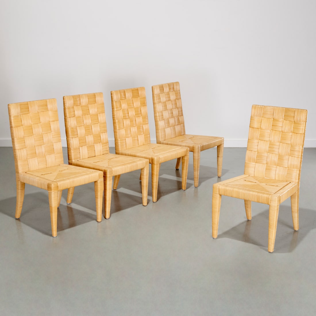 Donghia, (5) "Block Island" dining chairs (1 of 9)