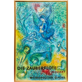 Marc Chagall, lithographic poster, 1967