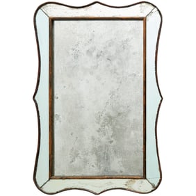 Vintage Venetian glass mirror