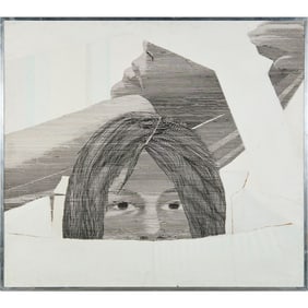 Fabio Rieti, large mixed media on board
