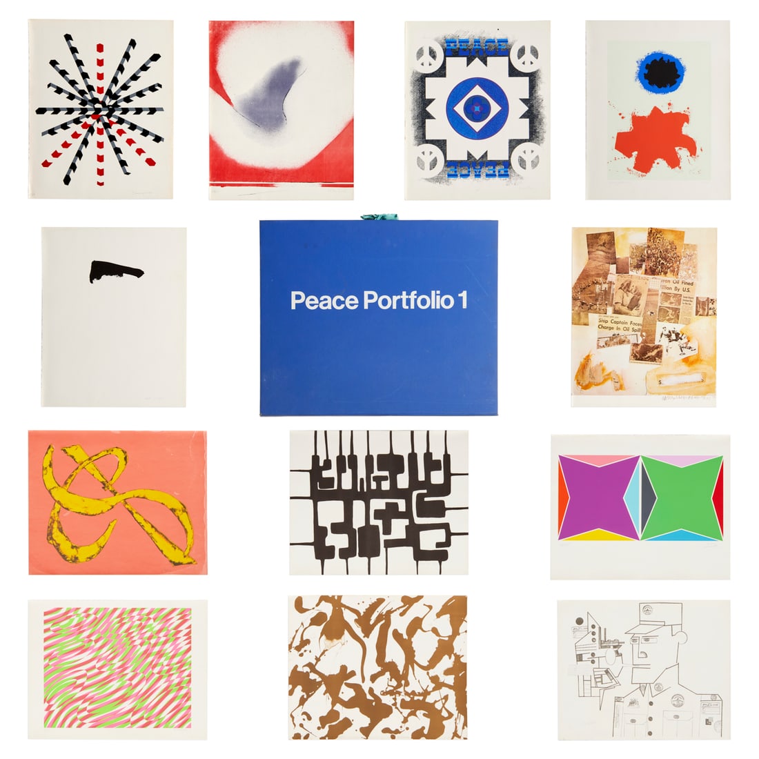 Peace Portfolio, (12) works, complete, 1972 (1 of 10)