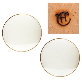 Pair Alberto Pinto sourced large convex mirrors
