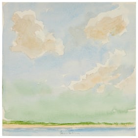 Jane Wilson, watercolor on paper, 1999