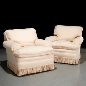 Pair Alberto Pinto sourced lounge chairs