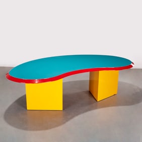 Memphis Milano, lacquer "Madonna" table