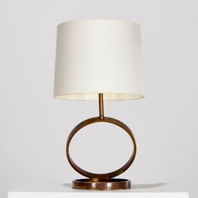 William Lipton Modernist brass table lamp