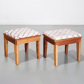Johanna Jackson/Chris Johanson, stools, 2022