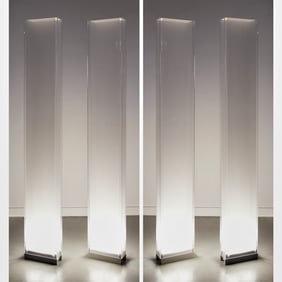 Pablo Designs, (4) "Cortina" floor lamps