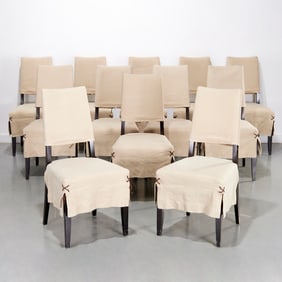 Holly Hunt, set (12) dining chairs
