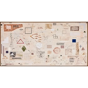 David Shapiro, large acrylic on canvas, 1979